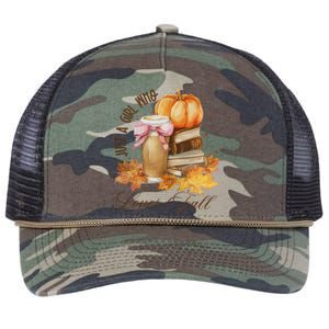 Just A Girl Who Loves Fall Retro Rope Trucker Hat Cap