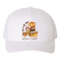 Just A Girl Who Loves Fall Yupoong Adult 5-Panel Trucker Hat