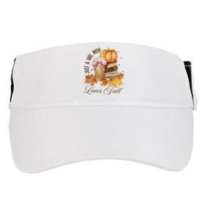 Just A Girl Who Loves Fall Adult Drive Performance Visor