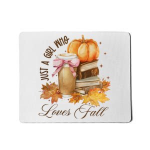 Just A Girl Who Loves Fall Mousepad