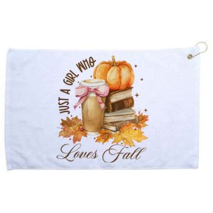 Just A Girl Who Loves Fall Grommeted Golf Towel