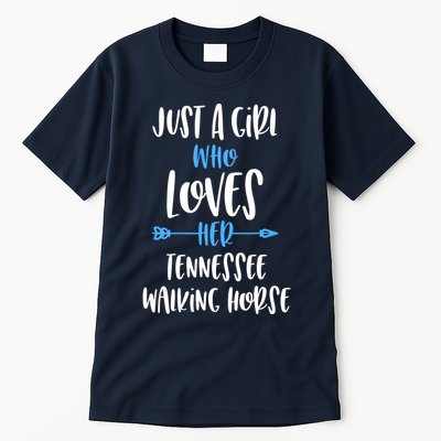 Just A Girl Who Loves Her Tennessee Walking Horse Tall T-Shirt