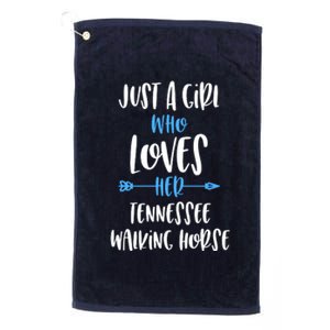 Just A Girl Who Loves Her Tennessee Walking Horse Platinum Collection Golf Towel