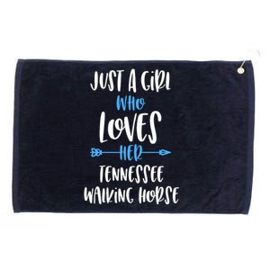 Just A Girl Who Loves Her Tennessee Walking Horse Grommeted Golf Towel