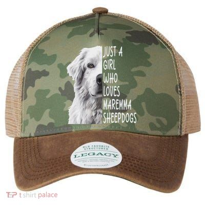 Just A Girl Who Loves Maremma Sheepdog Legacy Tie Dye Trucker Hat
