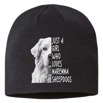 Just A Girl Who Loves Maremma Sheepdog Sustainable Beanie