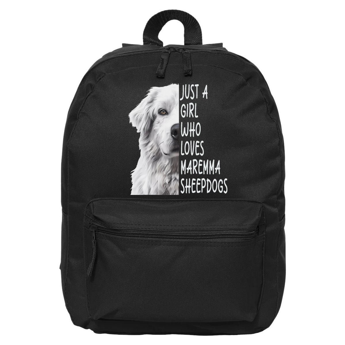 Just A Girl Who Loves Maremma Sheepdog 16 in Basic Backpack