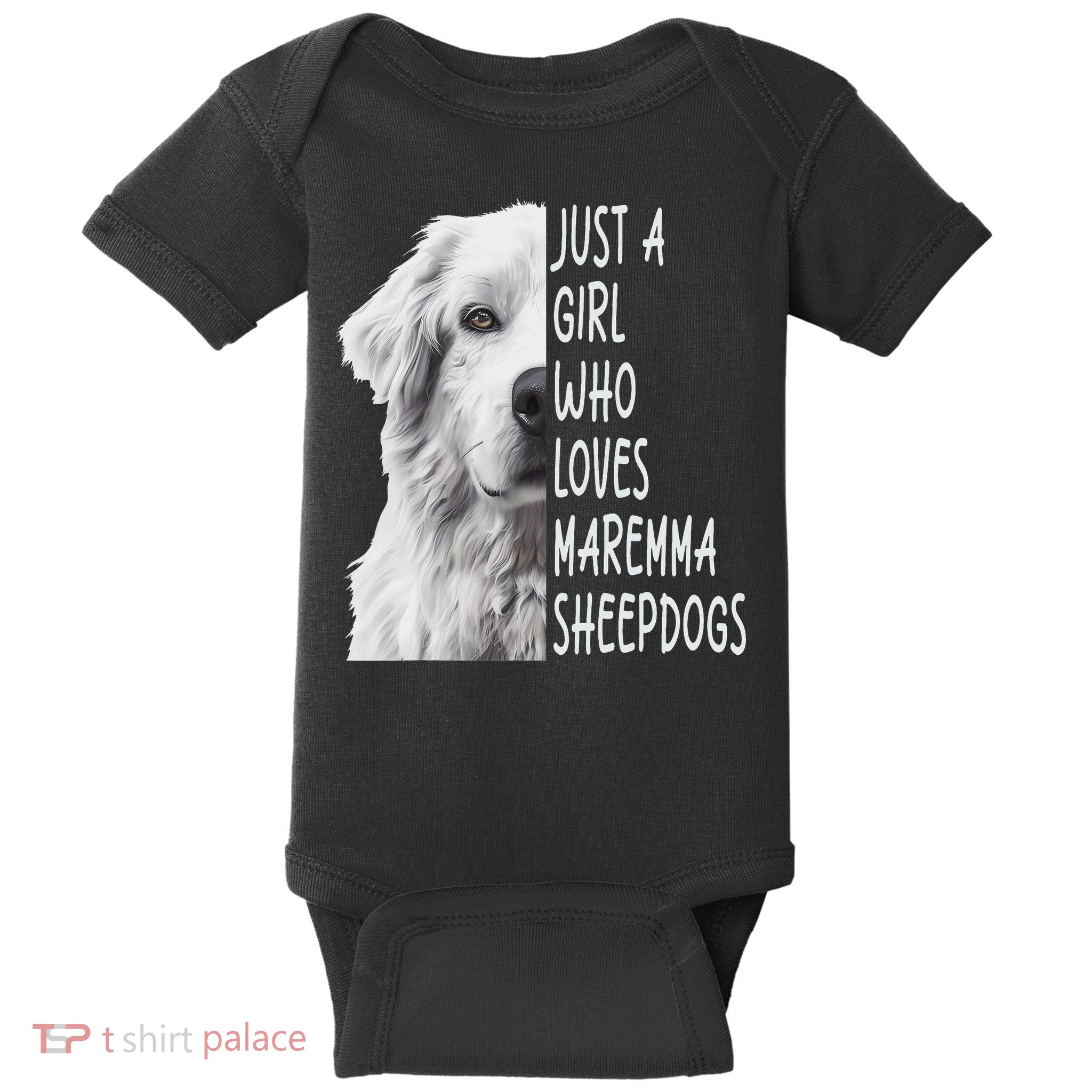 Just A Girl Who Loves Maremma Sheepdog Baby Bodysuit