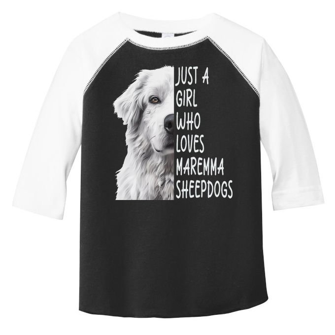 Just A Girl Who Loves Maremma Sheepdog Toddler Fine Jersey T-Shirt