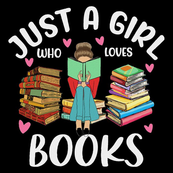 Just A Girl Who Loves Books Funny Books Lovers Flat Bill Trucker Hat