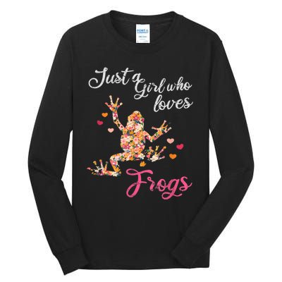 Just A Girl Who Loves Frogs Tall Long Sleeve T-Shirt