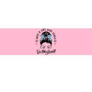 Just A Girl Who Loves Volleyball Gifts For Teen Girls Gift Bumper Sticker