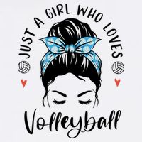 Just A Girl Who Loves Volleyball Gifts For Teen Girls Gift Button