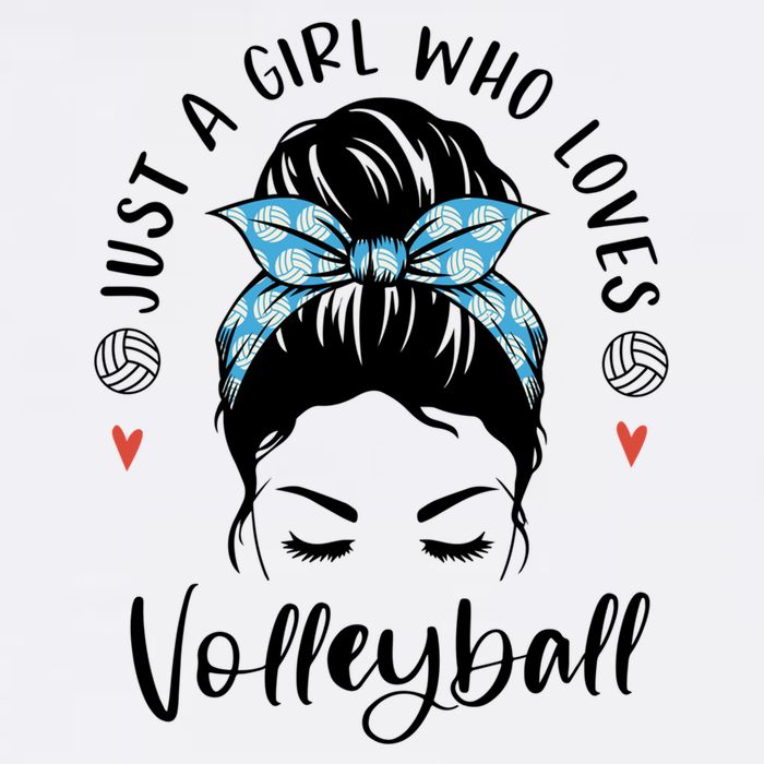 Just A Girl Who Loves Volleyball Gifts For Teen Girls Gift Button