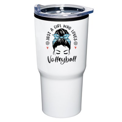 Just A Girl Who Loves Volleyball Gifts For Teen Girls Gift Tumbler