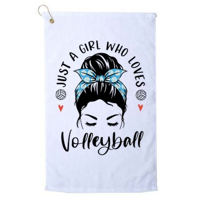 Just A Girl Who Loves Volleyball Gifts For Teen Girls Gift Golf Towel