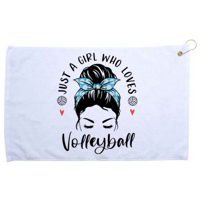 Just A Girl Who Loves Volleyball Gifts For Teen Girls Gift Grommeted Golf Towel