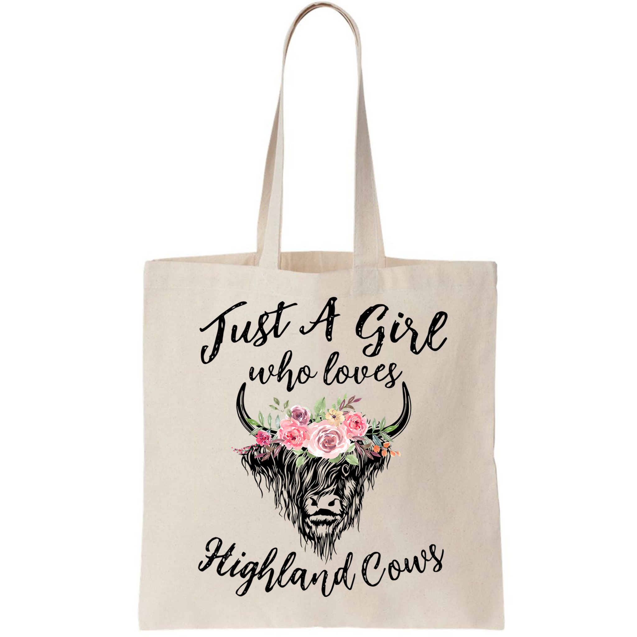 Just A Girl Who Loves Highland Cows Women Bag