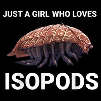 Just A Girl Who Loves Isopods Cute Isopod Drawstring Bag