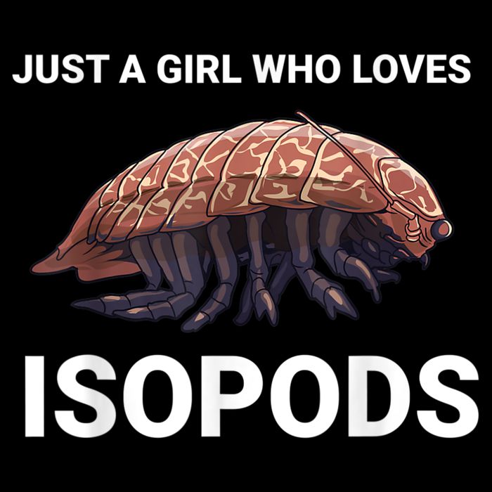 Just A Girl Who Loves Isopods Cute Isopod Drawstring Bag
