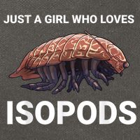 Just A Girl Who Loves Isopods Cute Isopod Cotton Canvas Backpack