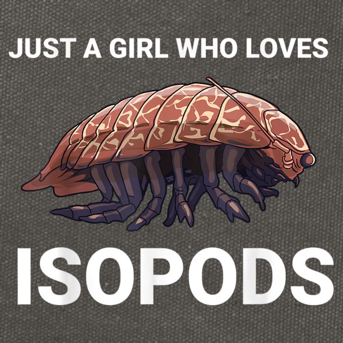 Just A Girl Who Loves Isopods Cute Isopod Cotton Canvas Backpack