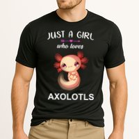 Just A Girl Who Loves Axolotls Cooling Performance Crew T-Shirt