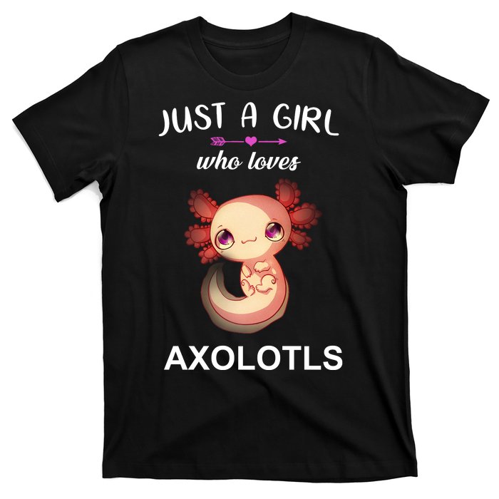 Just A Girl Who Loves Axolotls T-Shirt