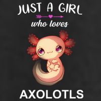 Just A Girl Who Loves Axolotls Adult Drive Performance Visor
