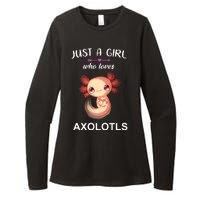 Just A Girl Who Loves Axolotls Womens CVC Long Sleeve Shirt