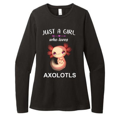 Just A Girl Who Loves Axolotls Womens CVC Long Sleeve Shirt