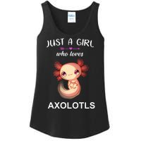 Just A Girl Who Loves Axolotls Ladies Essential Tank