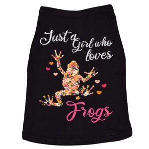 Just A Girl Who Loves Frogs Doggie Tank