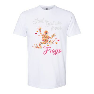 Just A Girl Who Loves Frogs Softstyle® CVC T-Shirt