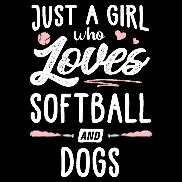 Just A Girl Who Loves Softball And Dogs Graphic Wo City Backpack