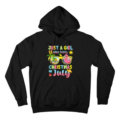 Just A Girl Who Loves Christmas In July Summer Hoodie