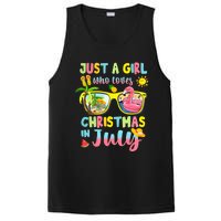 Just A Girl Who Loves Christmas In July Summer PosiCharge Competitor Tank