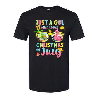 Just A Girl Who Loves Christmas In July Summer Softstyle® CVC T-Shirt