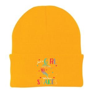 Just A Girl Who Loves Snakes Snake Gift Knit Cap Winter Beanie