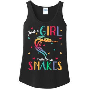 Just A Girl Who Loves Snakes Snake Gift Ladies Essential Tank