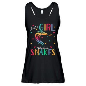 Just A Girl Who Loves Snakes Snake Gift Ladies Essential Flowy Tank