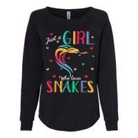 Just A Girl Who Loves Snakes Snake Gift Womens California Wash Sweatshirt