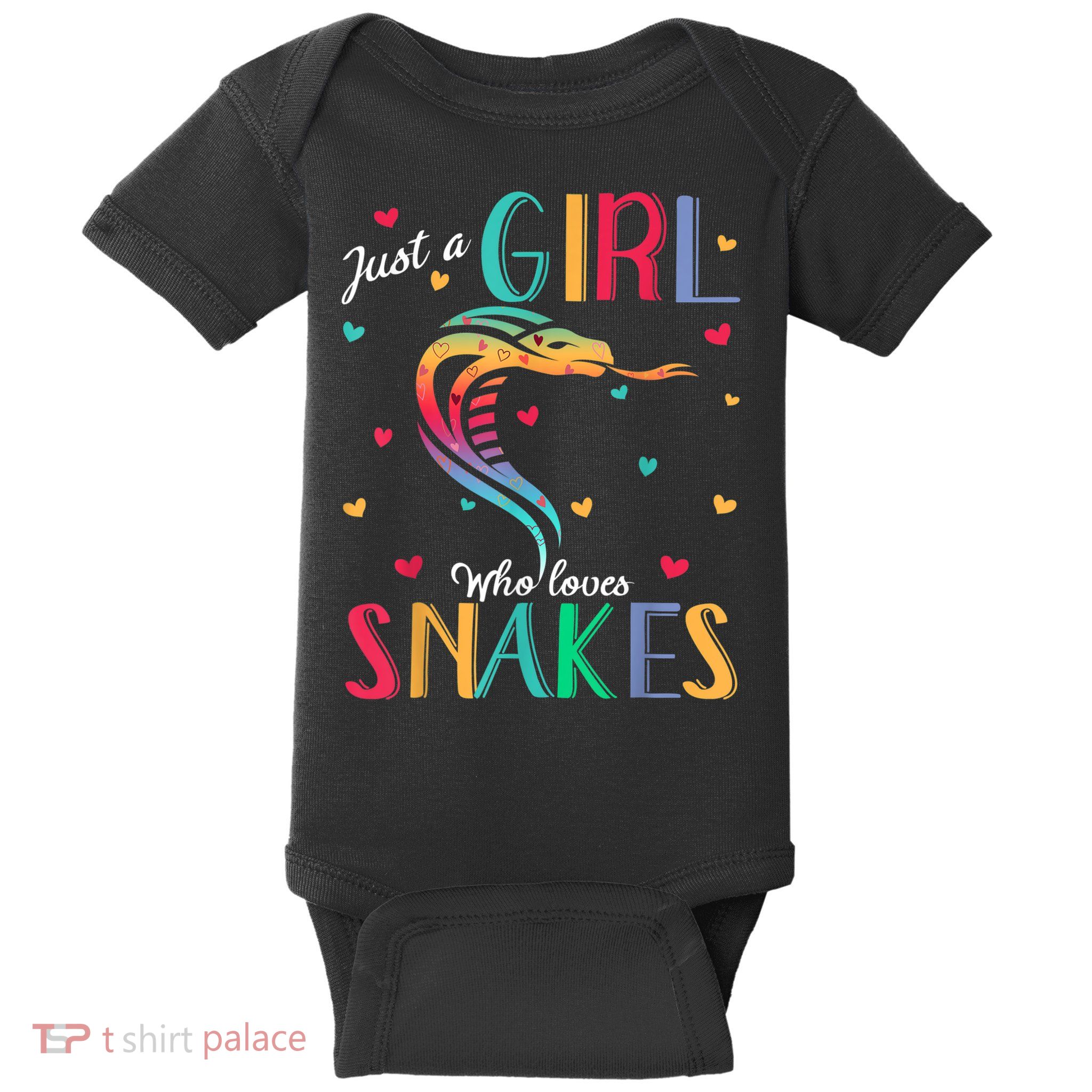 Just A Girl Who Loves Snakes Snake Gift Baby Bodysuit
