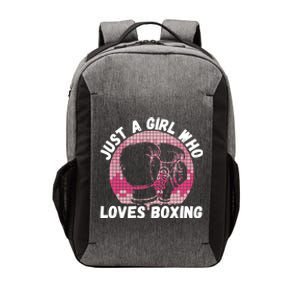 Just A Girl Who Loves Boxing, Female Boxer Vector Backpack