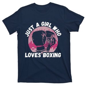 Just A Girl Who Loves Boxing, Female Boxer T-Shirt