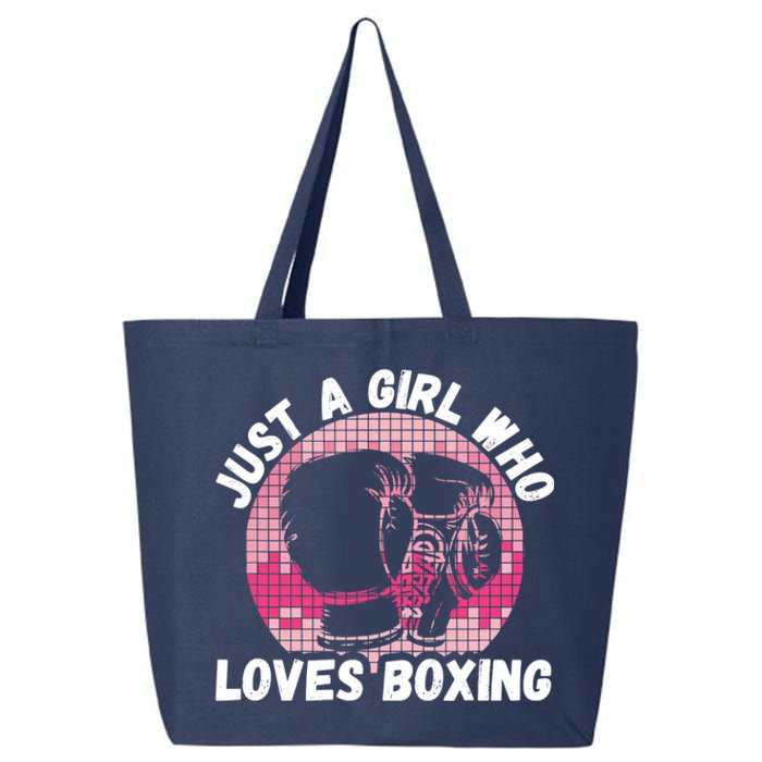 Just A Girl Who Loves Boxing, Female Boxer 25L Jumbo Tote