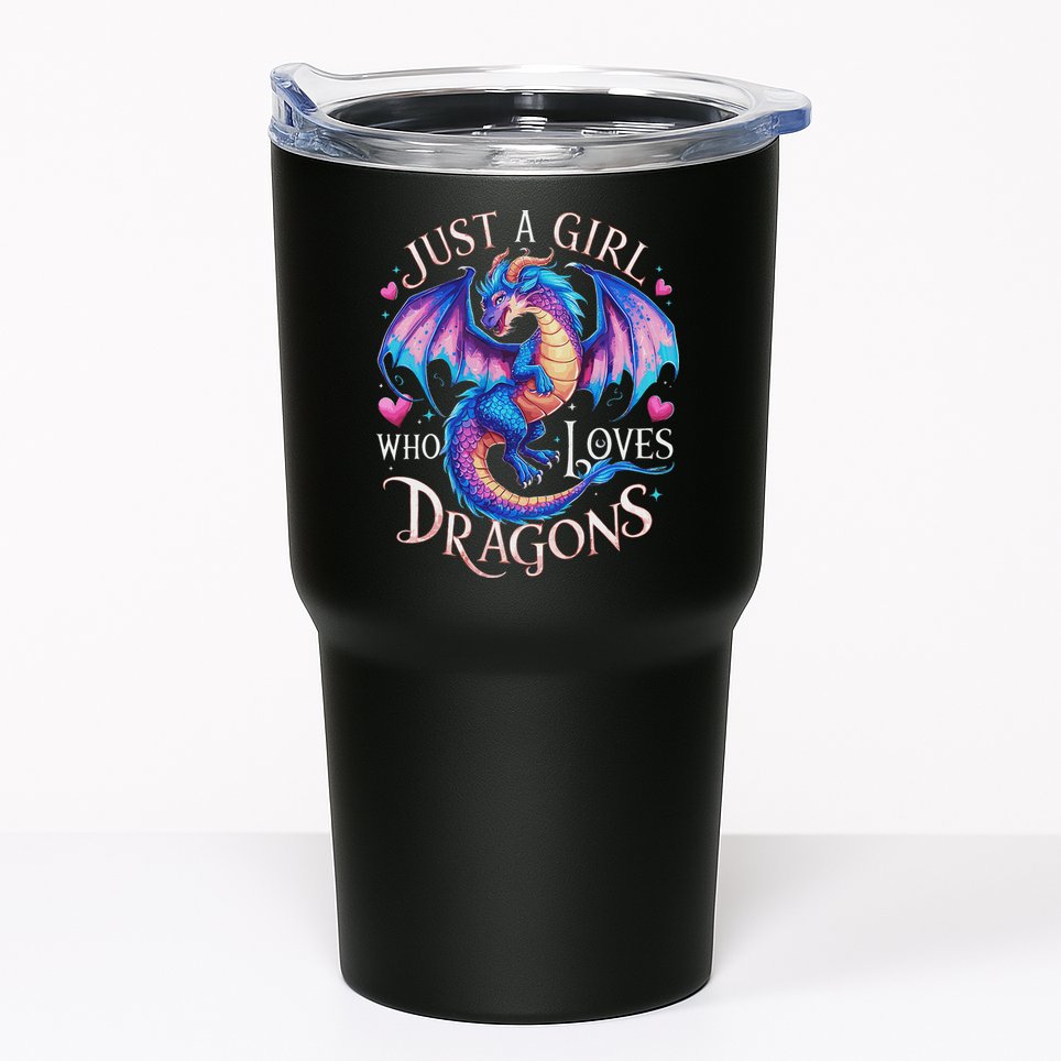Just A Girl Who Loves Dragons Cute Dragon Tumbler