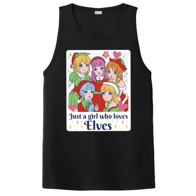 Just A Girl Who Loves Elves Anime Christmas PosiCharge Competitor Tank