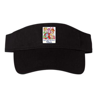 Just A Girl Who Loves Elves Anime Christmas Visor