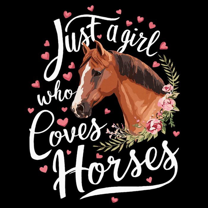 Just A Girl Who Loves Horses Horse 16 in Basic Backpack